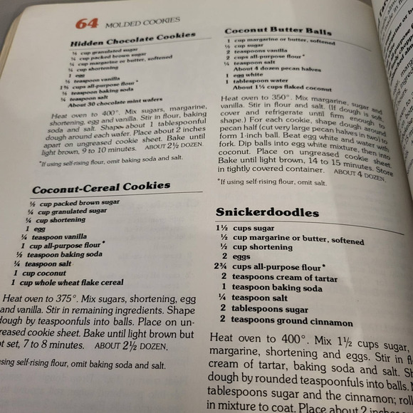 VINTAGE BETTY CROCKER'S COOKIE BOOK COOK BOOK CLASSIC RECIPES - Picture 5 of 5